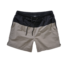 Brandit Swimshort Basic férfi fürdőnadrág, black/grey