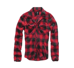 Brandit Checkshirt ing, piros fekete