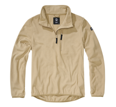 Brandit Fleece Troyer kabát, camel