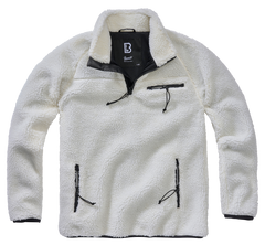 Brandit Teddyfleece Troyer polár kabát, fehér