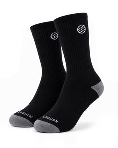 Leguon Aegon Merino Lite zokni, fekete