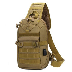DRAGOWA TACTICAL Oscar egyvállas hátizsák, khaki