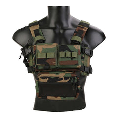 Emersongear Micro Fight Chissis MK3 mellkasi hordozó 500D, woodland