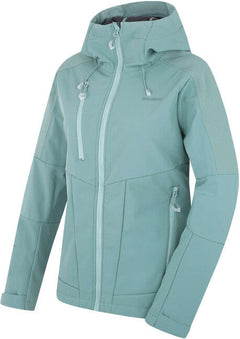 HUSKY Sevan női softshell kabát, szürke zöld