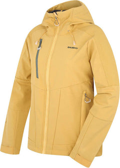 HUSKY Sevan női softshell kabát, sárga