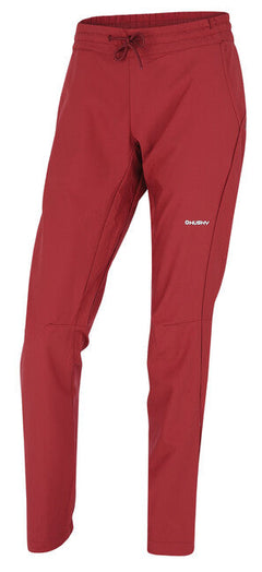 HUSKY Speedy Long női outdoor nadrág, sötét bordó