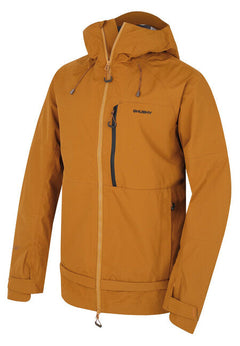 HUSKY Nanook M férfi hardshell kabát, sötét mustársárga