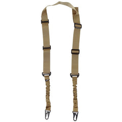 MFH 2-pontos Bungee heveder, coyote tan