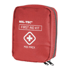 Mil-Tec First Aid Kit Midi elsősegélykészlet, piros
