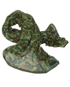 Mil-Tec hálós kendő Flecktarn, 190x90 cm