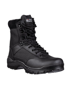 Mil-Tec TACTICAL bakancs YKK cipzárral, fekete