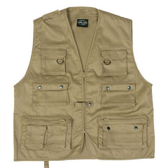 Mil-Tec JAGD vadász mellény, Khaki