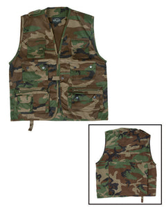 Mil-Tec JAGD vadász mellény, woodland