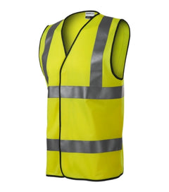 Rimeck HV Bright reflexiós biztonsági mellény, fluoreszkáló sárga