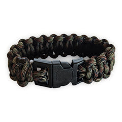 WARAGOD Corna paracord karkötő műanyag klippel, camo green
