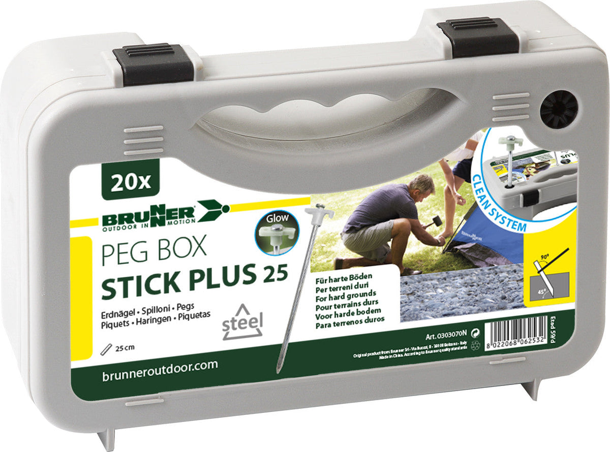 Brunner Peg Box Stick Plus sátorcövek 25