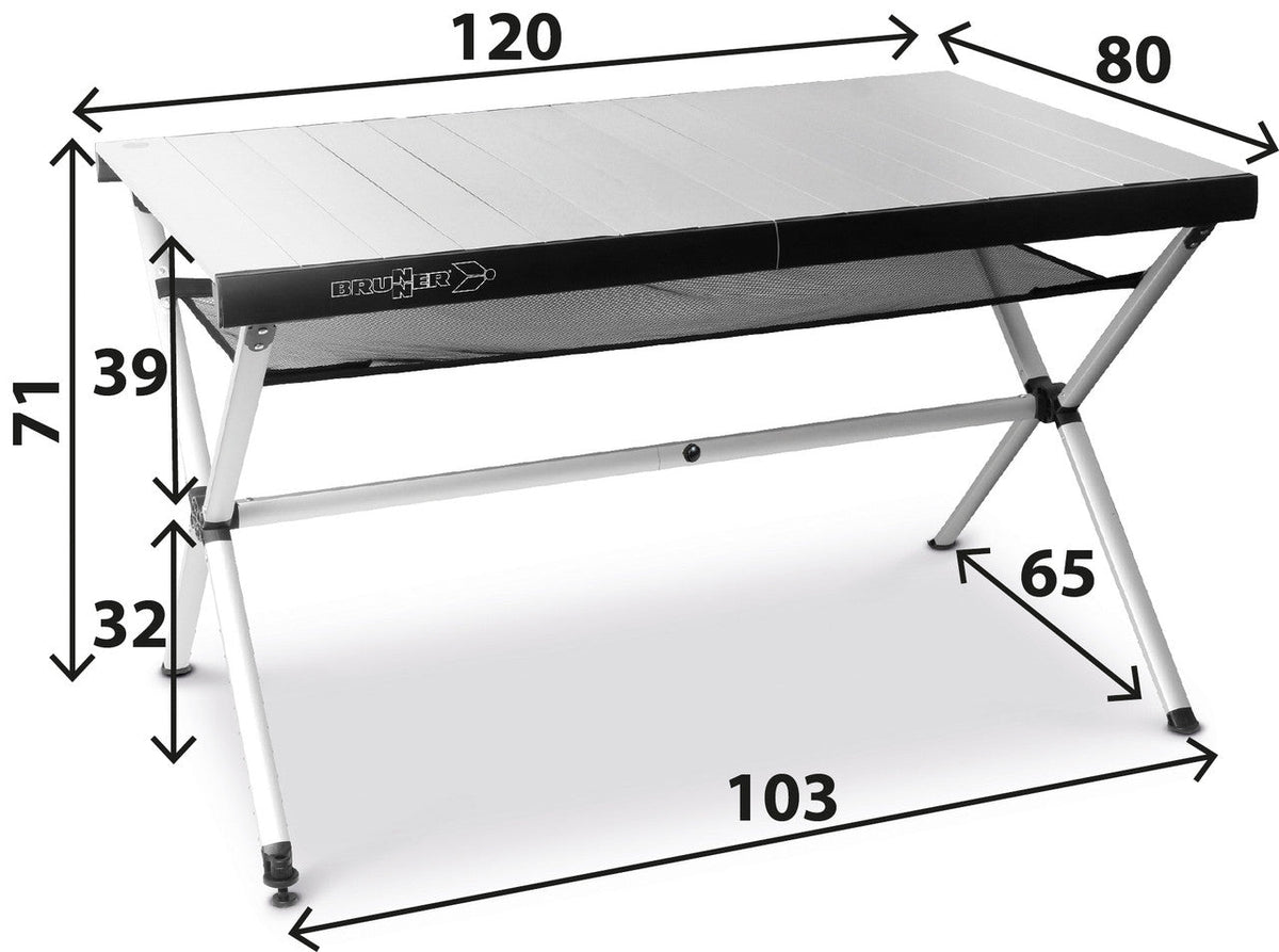 Brunner Accelerate 4 Compack kemping asztal