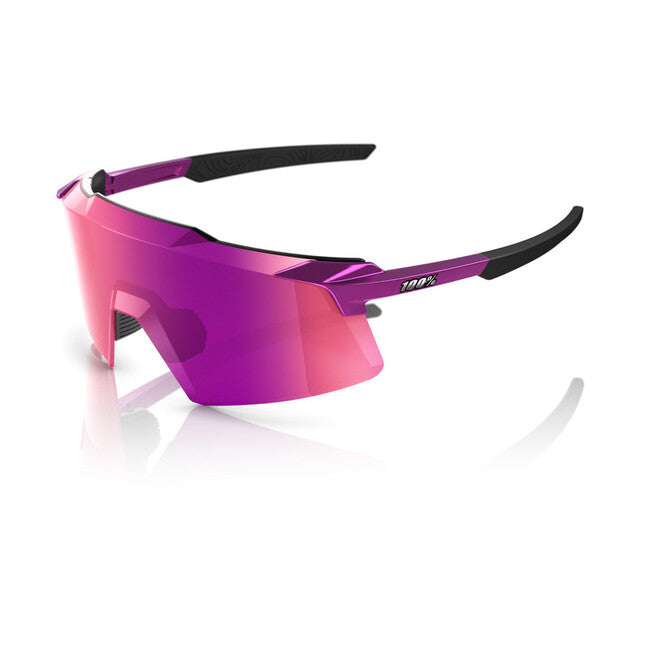 100% Aerocraft napszemüveg, Gloss Purple Chrome - Purple Multilayer Mirror