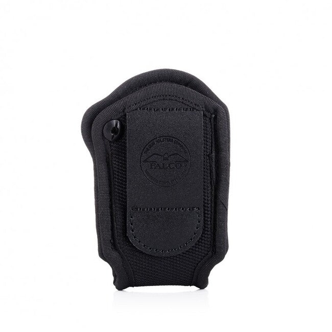 Falco F801 nylon övtáska tárhoz retenciós csavarral Glock 17 pisztolyhoz, fekete balos