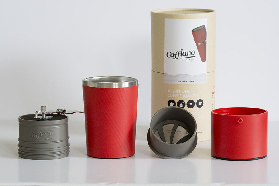 Cafflano Klassic kávéfőző, piros