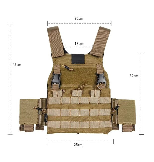 DRAGOWA Tactical Lightning taktikai mellény, coyote