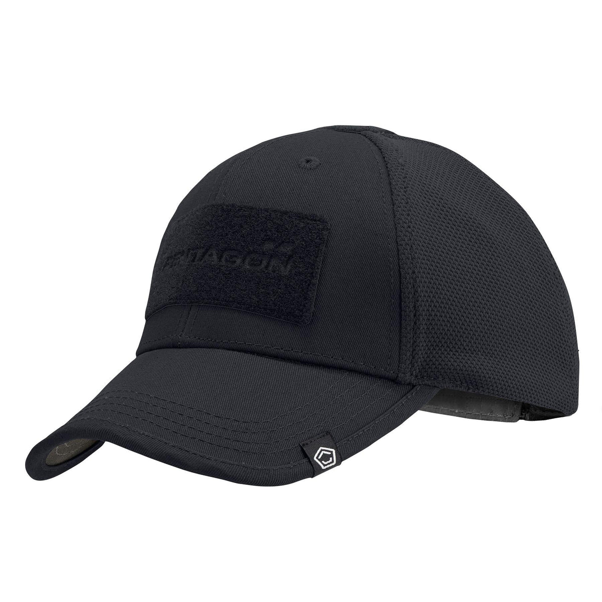 Pentagon Raptor baseball sapka Twill/Mesh, fekete