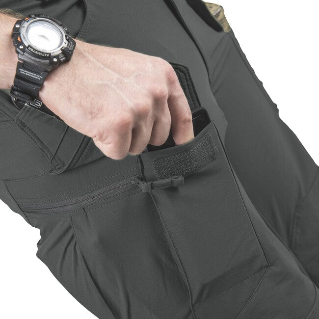 Helikon-Tex OTS 11" taktikai kültéri rövidnadrág VersaStretch Lite, Crimson Sky / Black