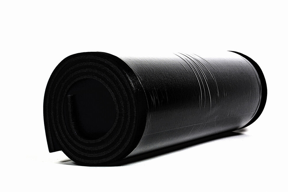 BasicNature ECO kempingmatrac nagy, fekete 200 x 55 x 1 cm