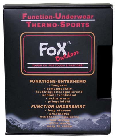 Fox férfi hosszú ujjú thermo funkcionális felső