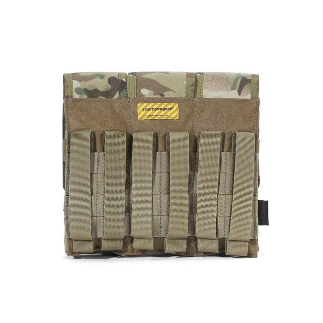 Emersongear Battlefield hármas tártartó 7.62 500D, fekete