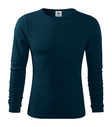 Malfini Fit-T hosszú ujjú póló 160g/m2, sötétkék