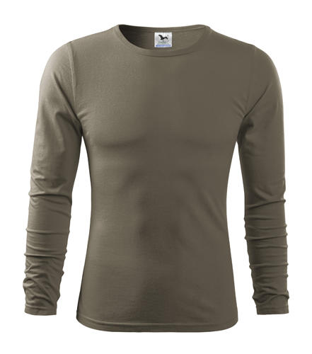 Malfini hosszú ujjú póló 160g/m2, army