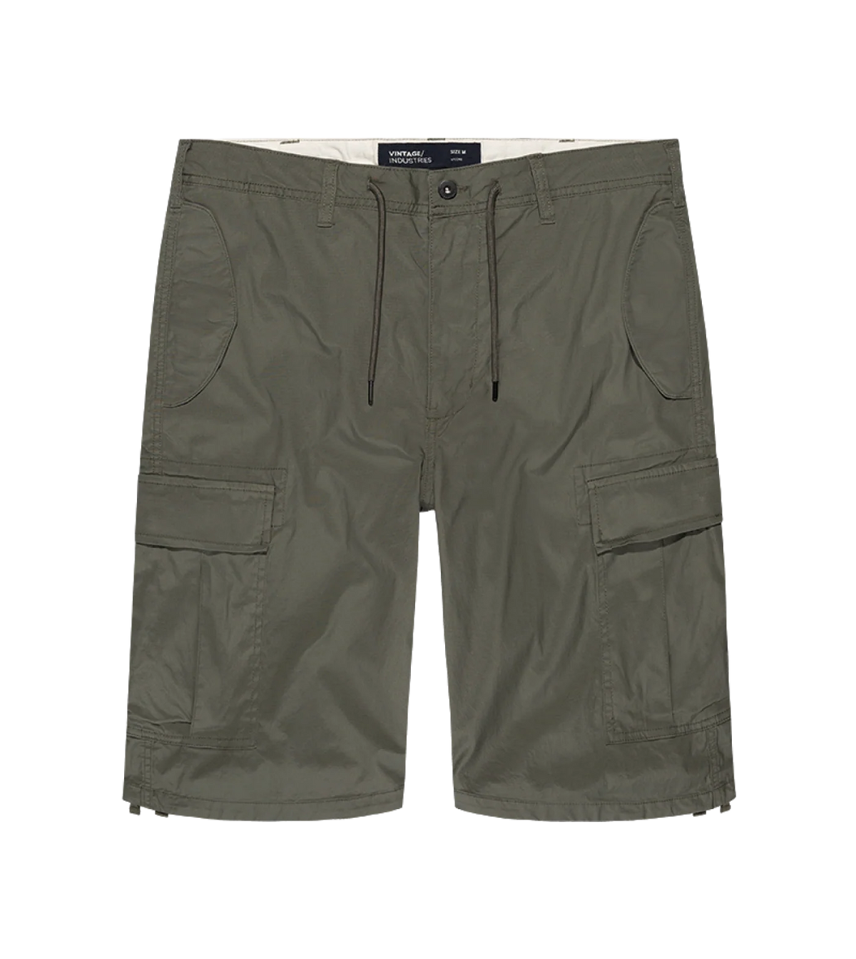 Vintage Industries Porter cargo šortky, misty olive