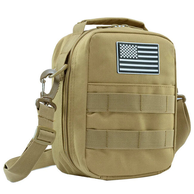 Dragowa Tactical egészségügyi vízálló válltáska 2L, zöld