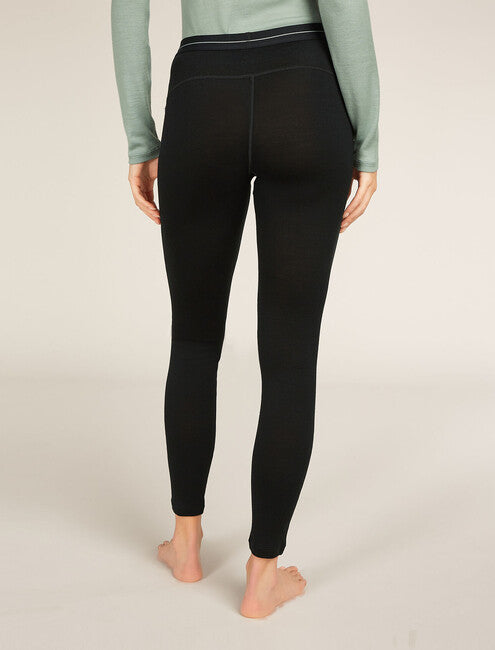 Icebreaker 260 Oasis női termo leggings, fekete