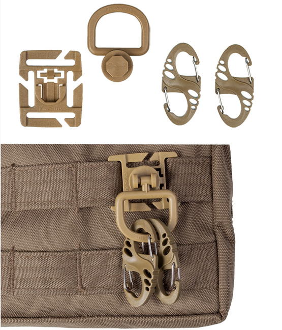 Mil-Tec Ultimate set taktikai karabiner, coyote
