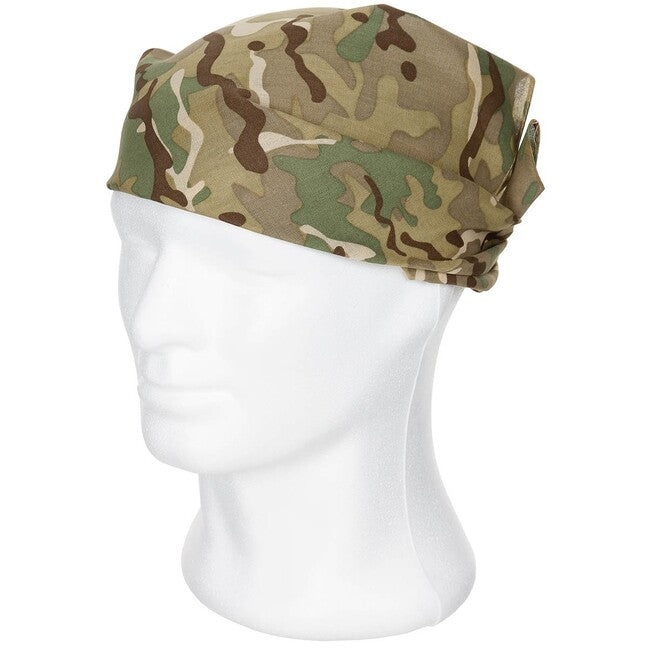 MFH operation-camo pamut kendő, kb. 55 x 55 cm
