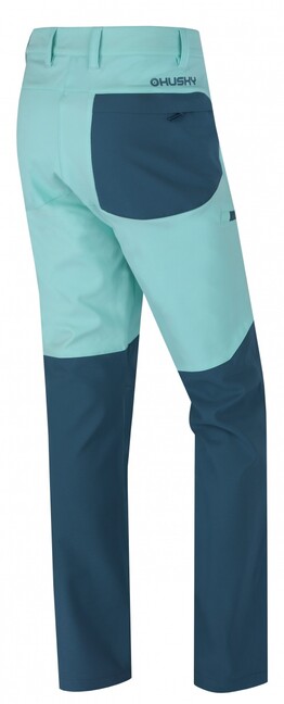 HUSKY Kavia női softshell nadrág, mentazöld/türkiz