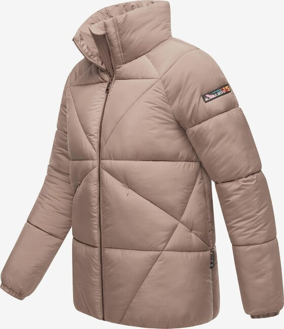 Navahoo Schokolinaa női rövid ujjú téli kabát, Taupe grey