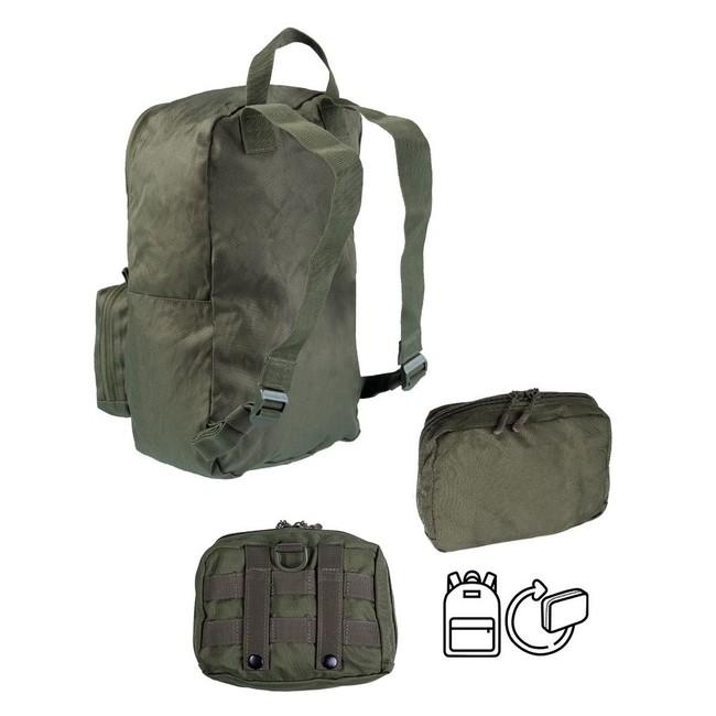 Mil-Tec Assault ultra kompakt hátizsák 15l, olívazöld