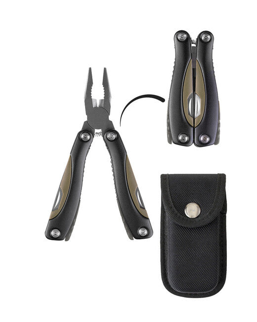 Mil-Tec multitool black green, fekete/zöld