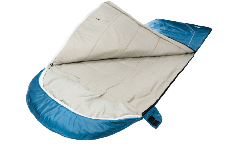 Grüezi-Bag Cotton Comfort Grueezi hálózsák, mély tengeri kék, jobbos