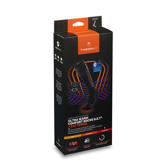 Therm-ic Comfort Socks S.E.T. + S-Pack 1400B extra meleg zokni