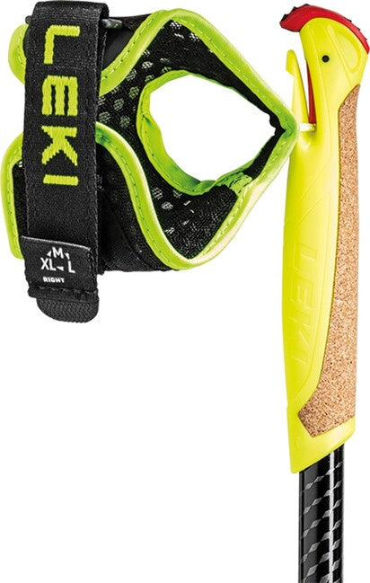 LEKI Evotrail FX.One TA Trail Running bot, fekete-neon sárga-sötét antracit