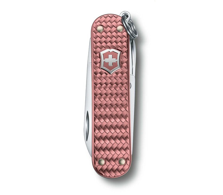 Victorinox Classic SD Precious Alox Gentle Rose multifunkciós kés 58 mm, halvány rózsaszín