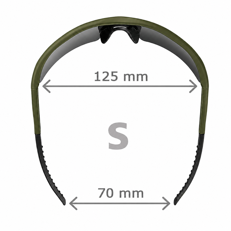 SWISS Eye® RAPTOR taktikai védőszemüveg, olívazöld