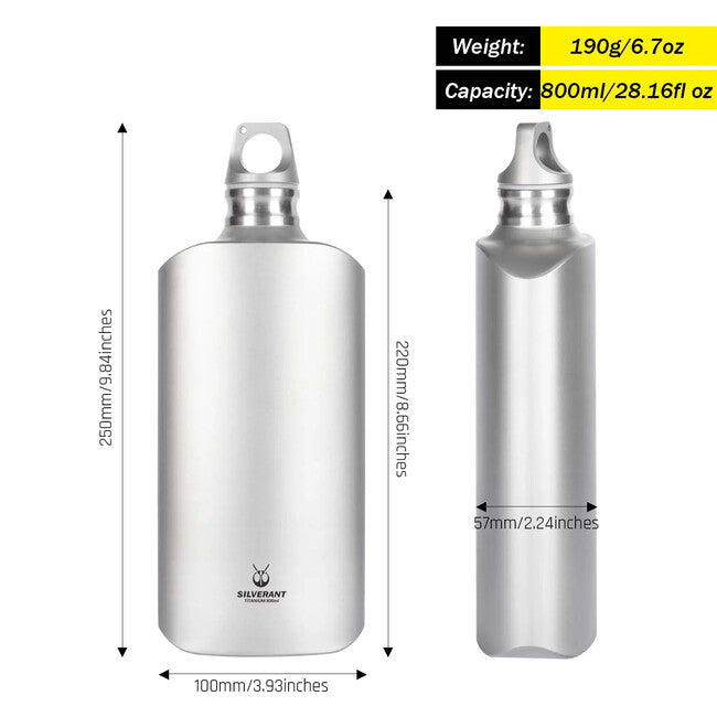 Silverant titán slim palack 800 ml