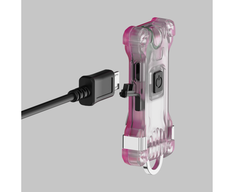 ArmyTek Zippy LED kulcstartó, rózsaszín