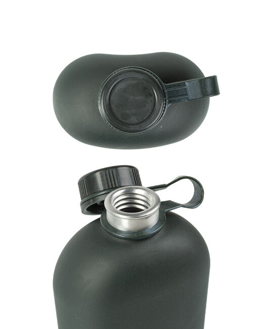 Mil-Tec alumínium tábori palack, olívazöld