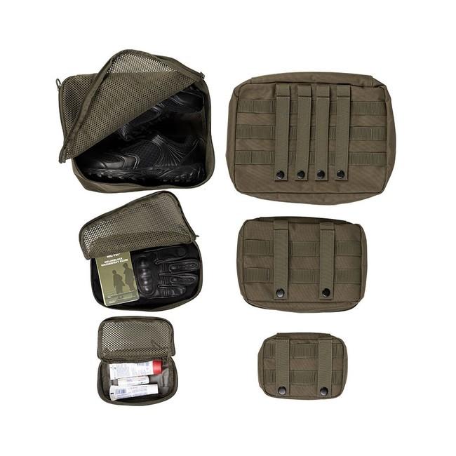 Mil-Tec MOLLE tok készlet 3db, olívazöld